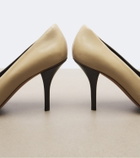 The Row Rita leather pumps