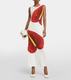 Loewe - Floral cotton-blend tank dress