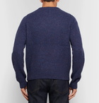 Acne Studios - Kai Mélange Wool Sweater - Men - Dark purple