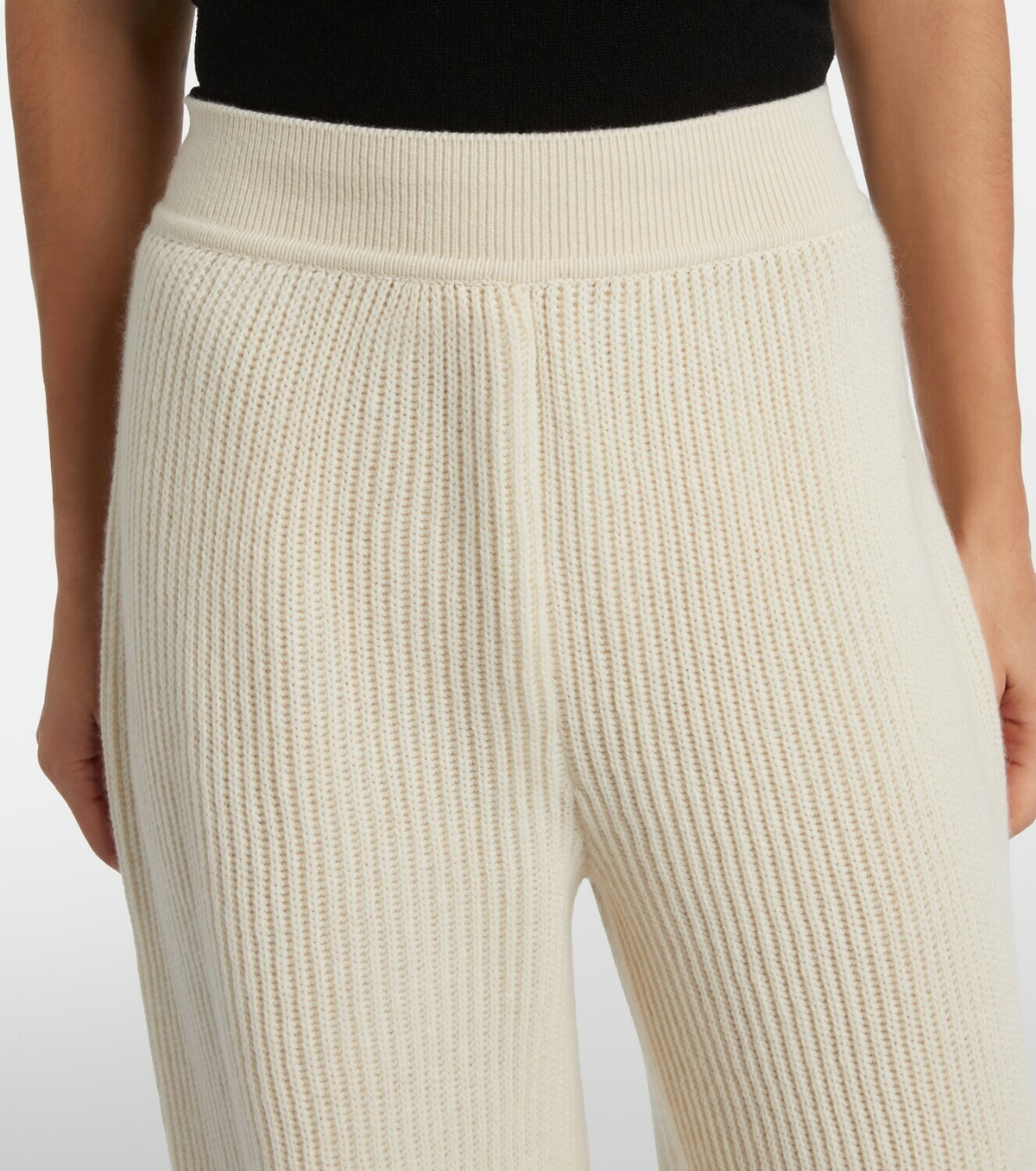 Loro Piana Juniper ribbed-knit cashmere sweatpants