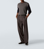 Giorgio Armani Wool and cashmere jacquard sweater