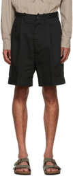 Connor McKnight Black Cotton Shorts
