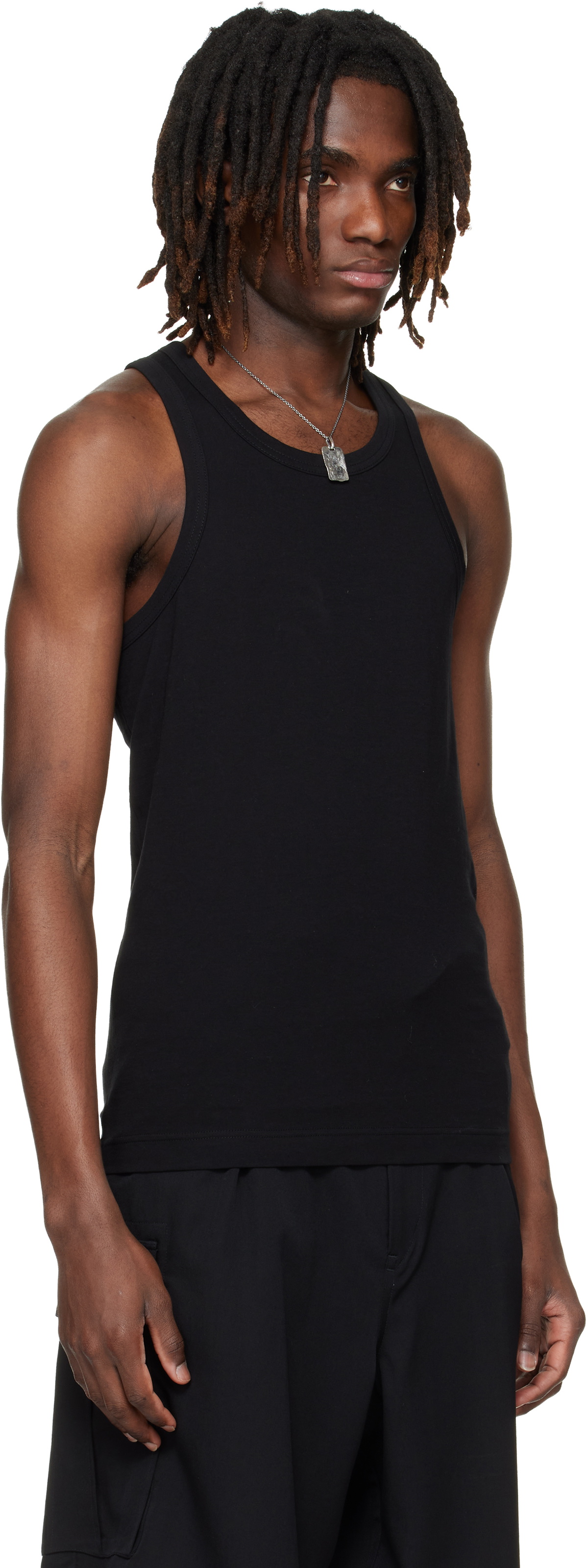 YOHJI YAMAMOTO Black Ultima PS Tank Top