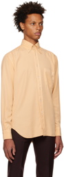 TOM FORD Yellow Garment Dyed Shirt