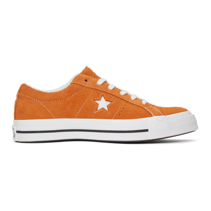 Photo: Converse Orange Suede One Star Sneakers
