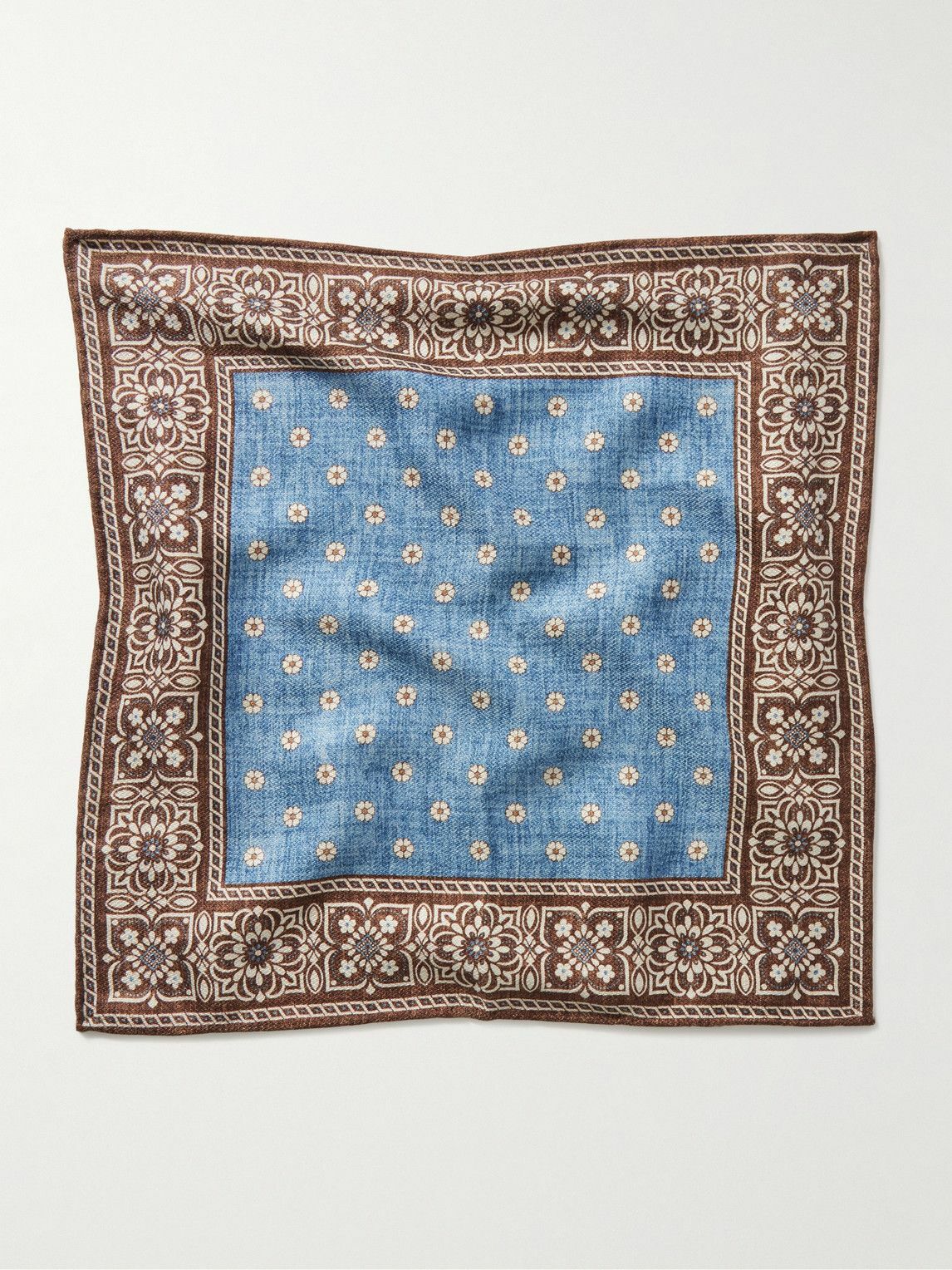 Yellow Osterley Silk Pocket Square