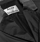Acne Studios - Sagan Organza-Trimmed Nylon-Ripstop Coat - Black