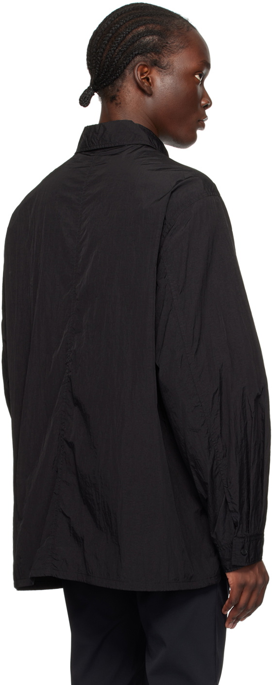 ATON Black Hand-Dyed Jacket