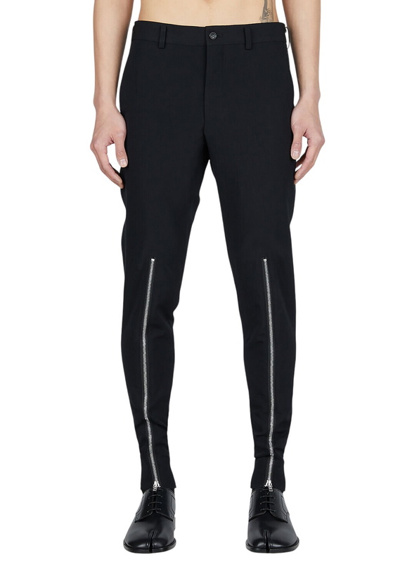Photo: Comme Des Garçons Homme Plus Zip Motif Pants