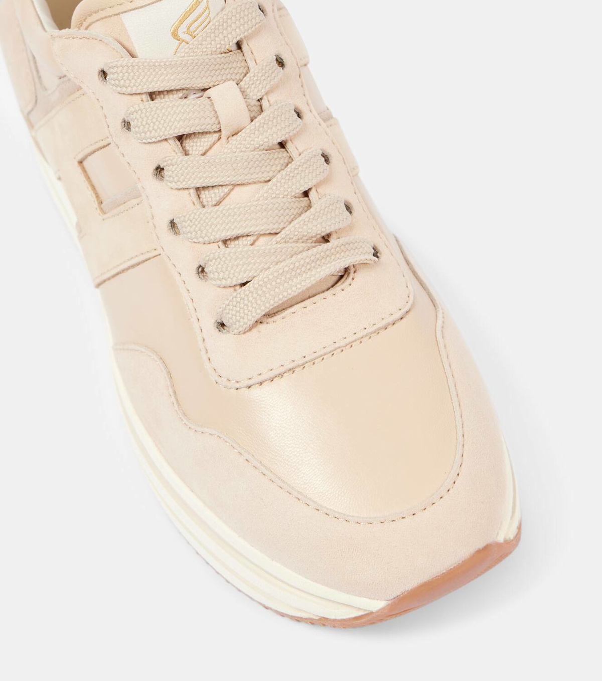スニーカー Hogan White Suede Sneakers Hogan Olympia-Z suede-trimmed sneakers Hogan