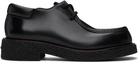 Ferragamo Black Lace-Up Derby