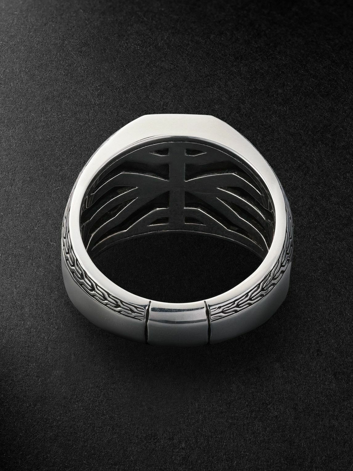 John Hardy - Sterling Silver Lapis Lazuli Signet Ring - Unknown
