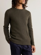 De Bonne Facture - Wool-Bouclé Sweater - Green