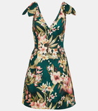 Zimmermann Lexie floral linen minidress