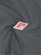 Danton - Logo-Appliquéd Padded Taffeta Car Coat - Gray