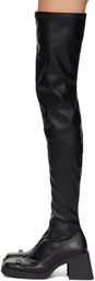 Justine Clenquet Black Jordan Tall Boots