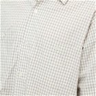 Flagstuff Men's Layerd Check Shirt in Beige