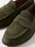 Polo Ralph Lauren - Alston Suede Penny Loafers - Green
