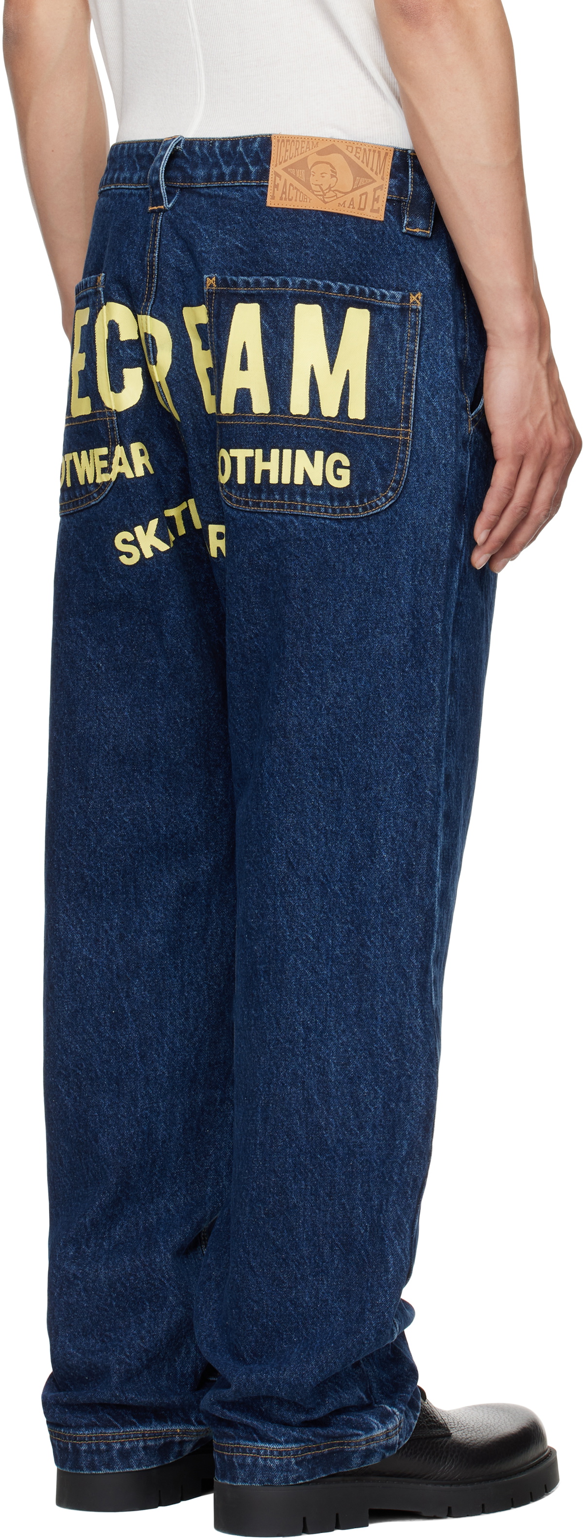 ICECREAM Blue 'Ice Cream' Cowboy Denim Jeans
