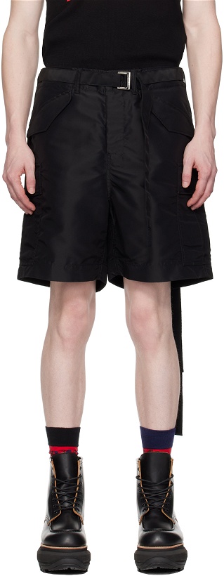Photo: sacai Black Belted Shorts