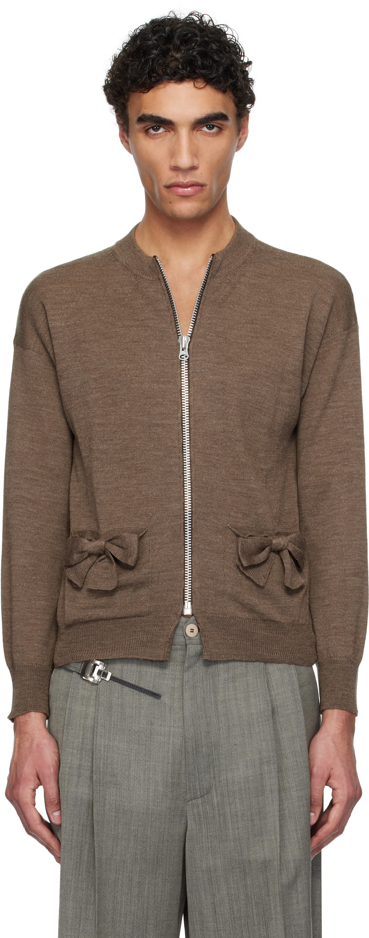 【関税込み】Magliano ブラウン Bebe カーディガン Magliano Brown Bebè Cardigan Magliano