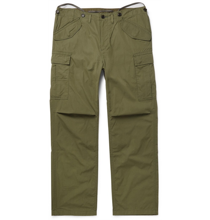 Photo: visvim - Cotton-Blend Cargo Trousers - Green