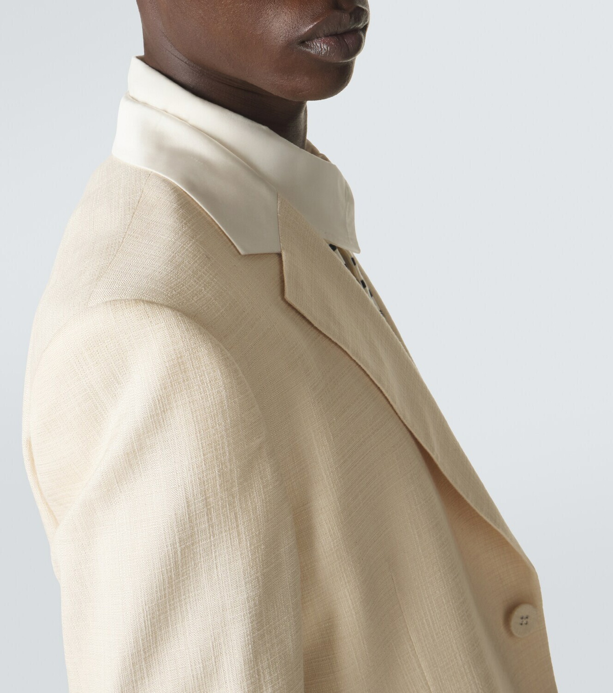 Wales Bonner Alto satin-trimmed blazer