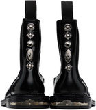 Toga Virilis Black Side Gore Chelsea Boots