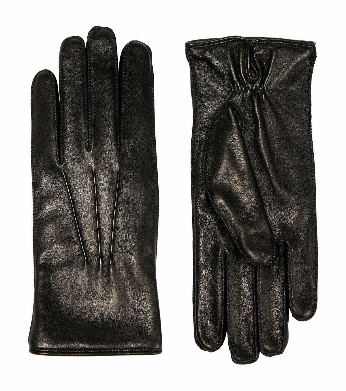 Loro Piana - Damon suede and baby cashmere gloves Loro Piana