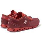 On - Cloud X Mesh Running Sneakers - Red