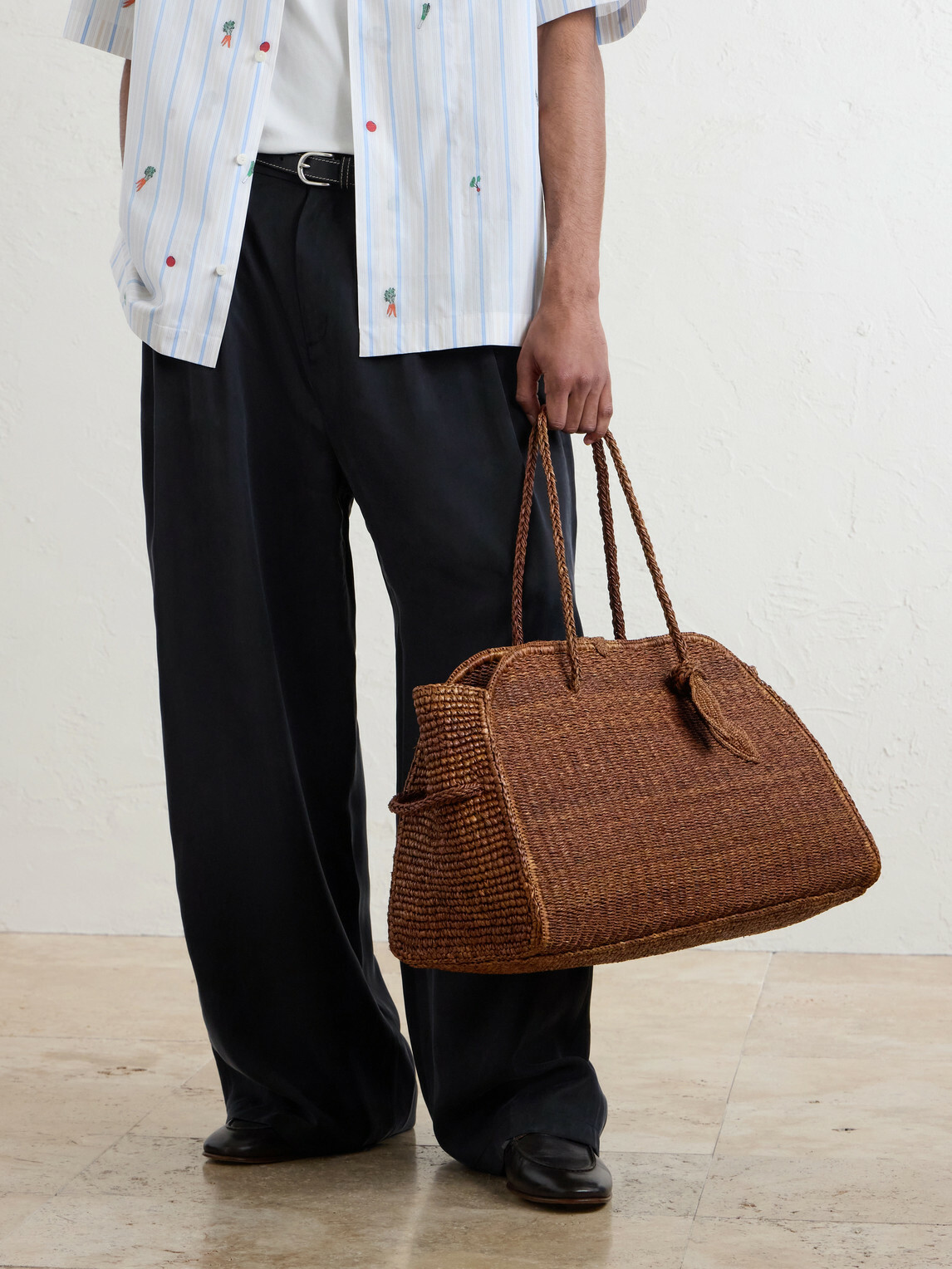 Jacquemus - Grand Turismo Raffia Tote Bag