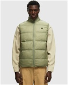 Fred Perry Insulated Gilet Green - Mens - Vests