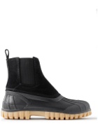 Diemme - Balbi Rubber and Suede Duck Boots - Black