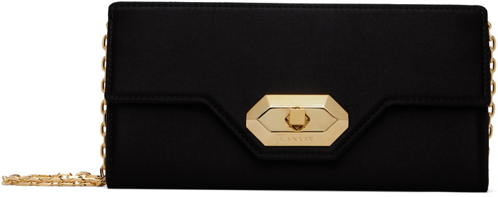 Photo: Lanvin Black Invitation Evening Small Clutch