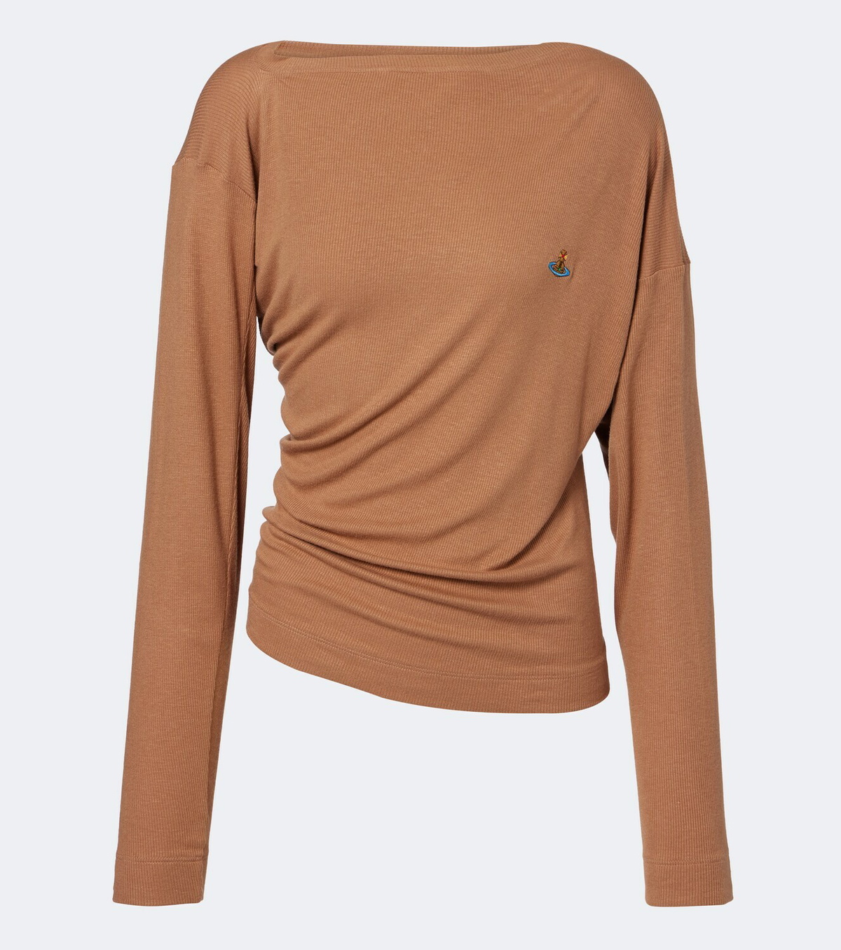 Vivienne Westwood Draped ribbed-knit top