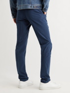 INCOTEX - Slim-Fit Stretch-Cotton Trousers - Blue