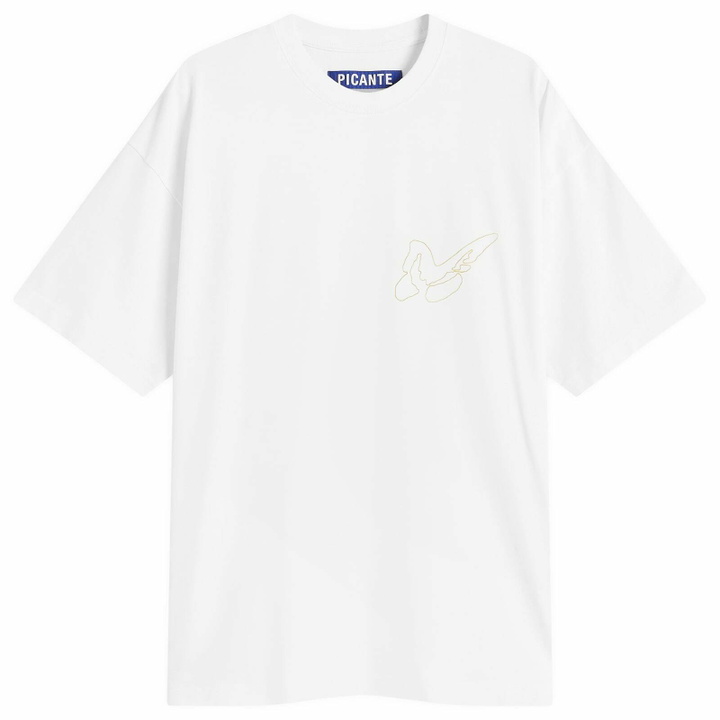Photo: Picante Men's Butterfly T-Shirt in White