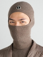 Rick Owens - Moncler Logo-Appliquéd Wool and Cashmere-Blend Balaclava