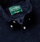 Gitman Vintage - Slim-Fit Button-Down Collar Cotton-Corduroy Shirt - Blue