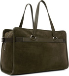 Burberry Khaki B Clip Holdall Duffle Bag