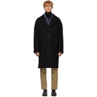 Lemaire Black Chesterfield Coat