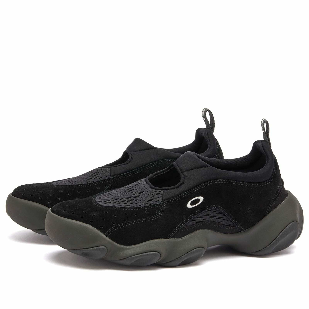 Oakley Factory Team Men's Suede Flesh Sandal in Black