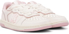 AMIRI White & Pink Newport Sneakers