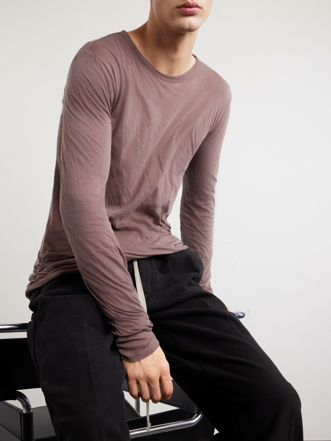 Rick Owens - Double Cotton T-Shirt - Purple