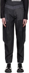 Feng Chen Wang Gray Paneled Trousers