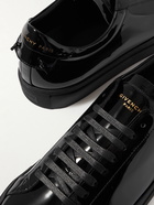 GIVENCHY - Urban Street Patent-Leather Sneakers - Black