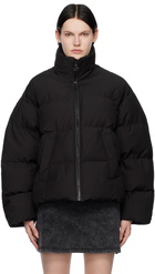 Diesel Black W-Oval Down Jacket