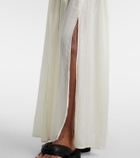 The Attico Ruffled cotton maxi dress
