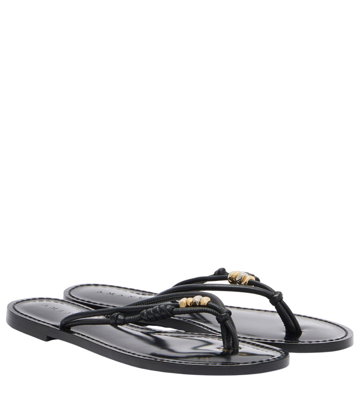 Photo: Amanu Shela leather thong sandals