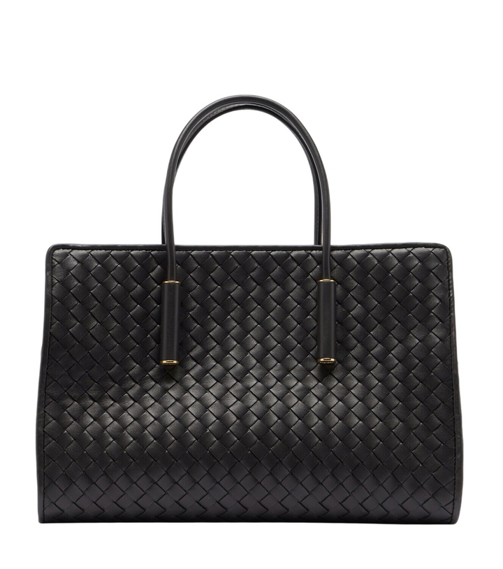Photo: Bottega Veneta Barbara Small Intrecciato leather tote bag